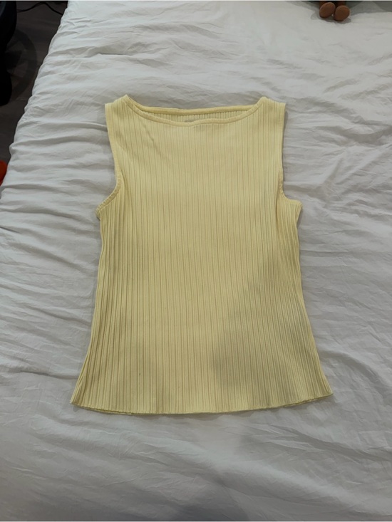 Madewell Tops - Madewell Ribbed Tank Top - Pale Yellow Size M